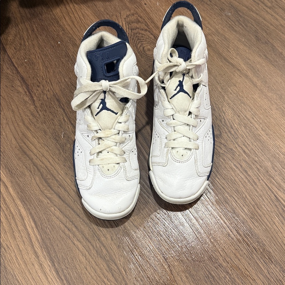 Air Jordan’s White and Blue Boy Sneakers